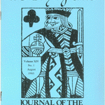 The Journal of the Playing-Card Society - Vol 14 ( Instant Download )