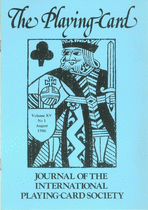 The Journal of the Playing-Card Society - Vol 15 ( Instant Download )