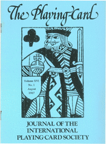 The Journal of the Playing-Card Society - Vol 16 ( Instant Download )