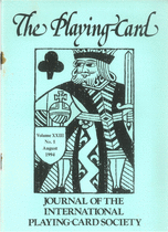 The Journal of the Playing-Card Society - Vol 23 ( Instant Download )