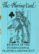 The Journal of the Playing-Card Society - Vol 9 ( Instant Download )