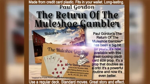 Paul Gordon - The Return Of The Muleshoe Gambler ( Instant Download )