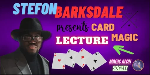 Stefon Barksdale - Card Magic Lecture ( Instant Download )