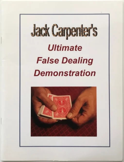 Jack Carpenter - Ultimate False Dealing Demonstration ( Instant Download )