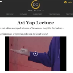 Avi Yap Lecture presented by Danny Goldsmith ( Instant Download )