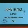 John Fedko - Stage Card Manipulation Act ( Instant Download )