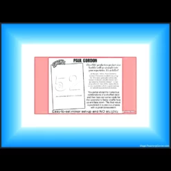 Paul Gordon's 52 Factorial digital download product image, showcasing the self-working card prediction trick and the compact A7-size EDC prediction booklet.